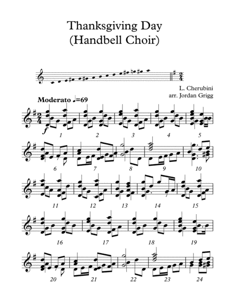 Thanksgiving Day (Handbell Choir) (arr. Jordan Grigg)