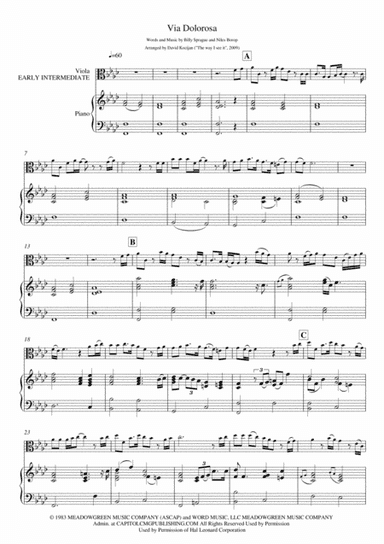 Via Dolorosa (arr. David Kocijan)
