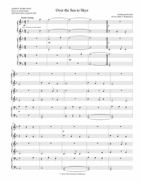 Over the Sea to Sky (1P/6H) (arr. Ellen Foncannon Stephenson)