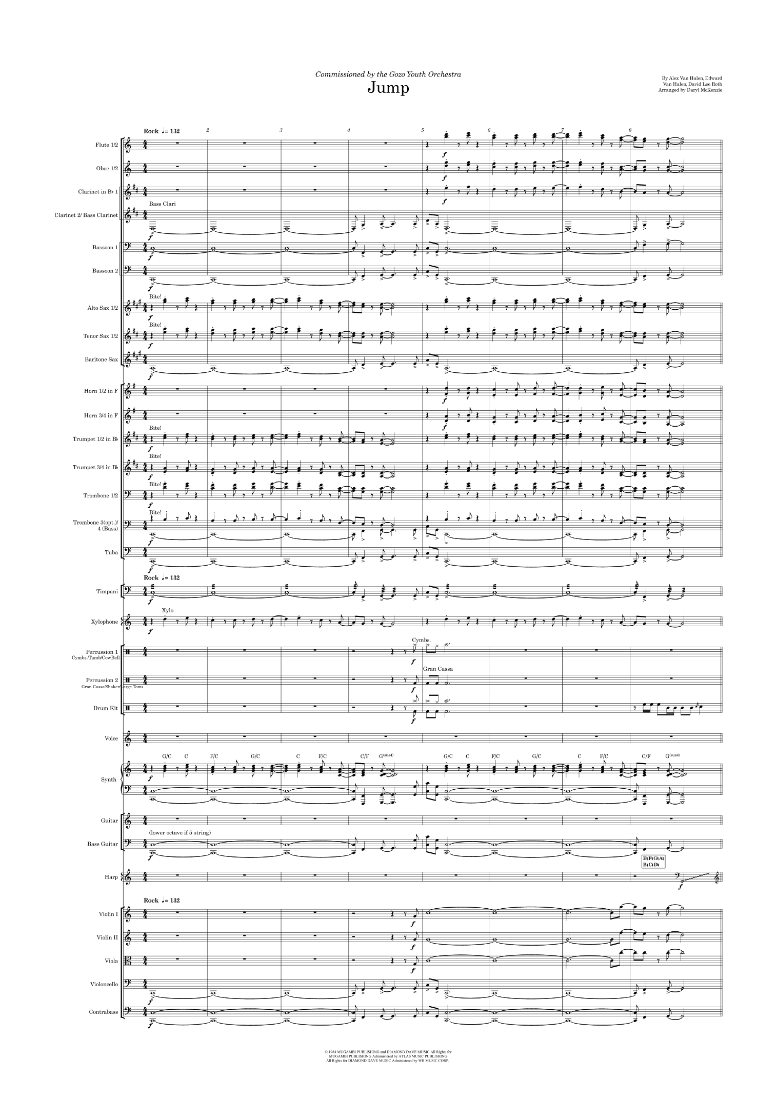 Jump (arr. Daryl McKenzie)