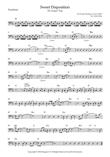 Sweet Disposition (arr. Fabio Britto)