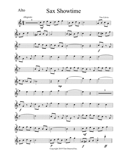 Sax Showtime