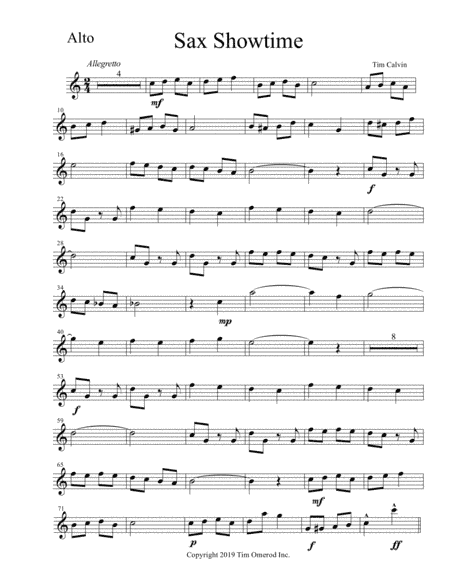 Sax Showtime