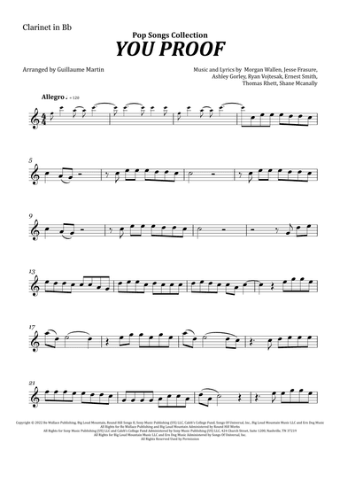 You Proof (arr. Guillaume Martin)