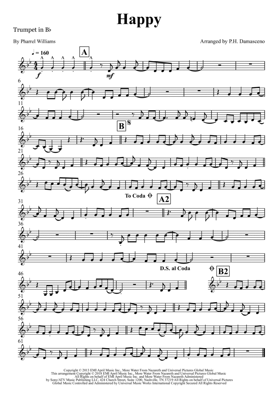 Happy (arr. P.H. Damasceno)