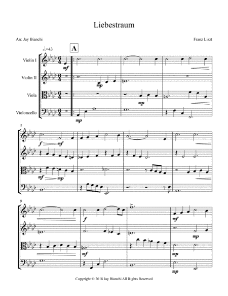 Liebestraum (arr. Jay Bianchi)