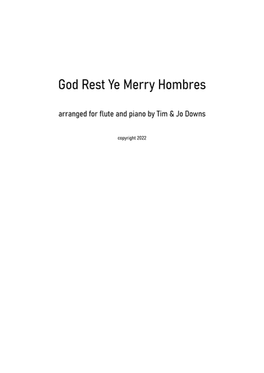 God Rest Ye Merry Gentlemen (Latin jazz style) (arr. Tim Downs)