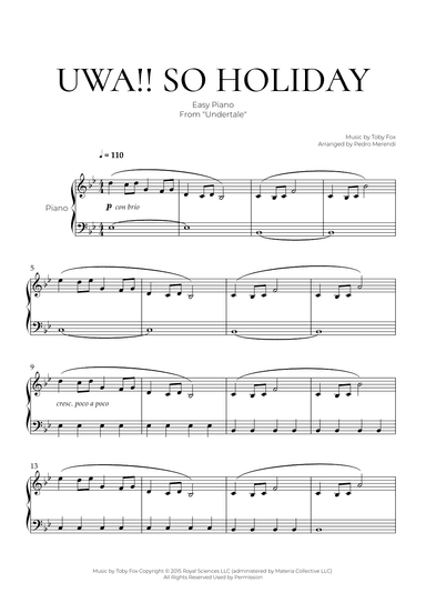 Undertale Variations (arr. Pedro Merendi)