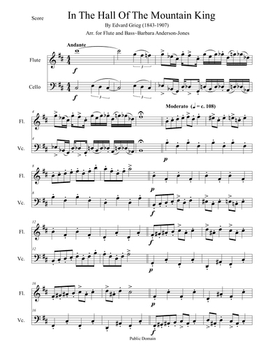 In the Hall of the Mountain King (arr. Barbara Anderson-Jones)
