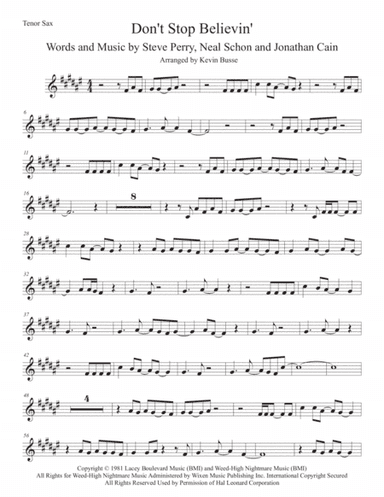 Don't Stop Believin' (arr. Kevin Busse)