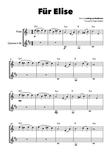 Für Elise (arr. Tiago Cordeiro)
