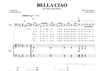 Bella Ciao (arr. Art.o Artaud)