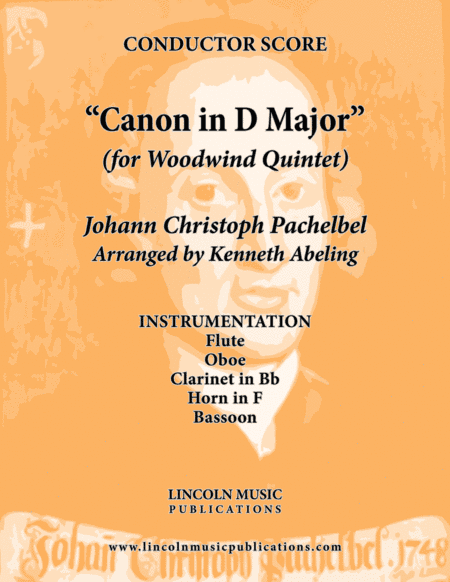 Pachelbel - Canon in D Major (for Woodwind Quintet) (arr. Kenneth Abeling)