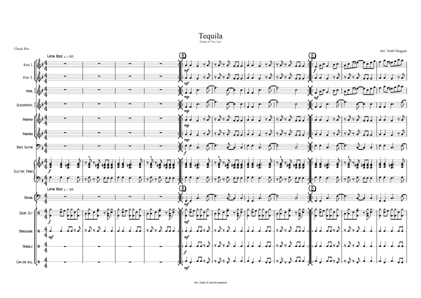 Tequila (arr. Yentl Doggen)