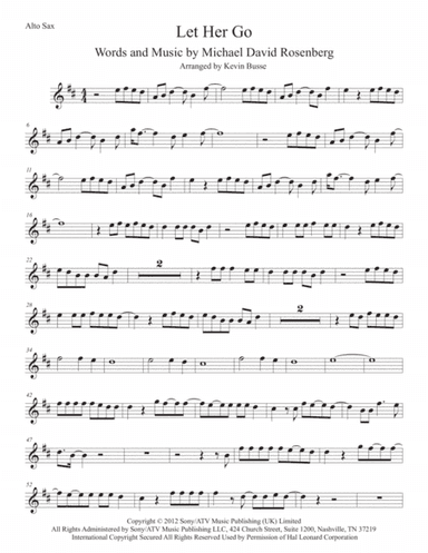 Let Her Go (arr. Kevin Busse)