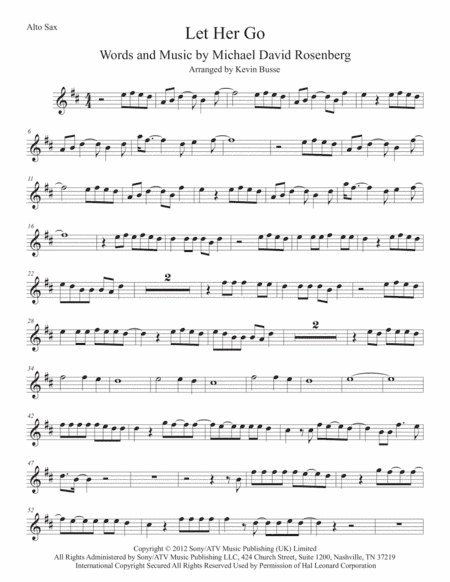 Let Her Go (arr. Kevin Busse)