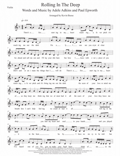 Rolling In The Deep (arr. Kevin Busse)