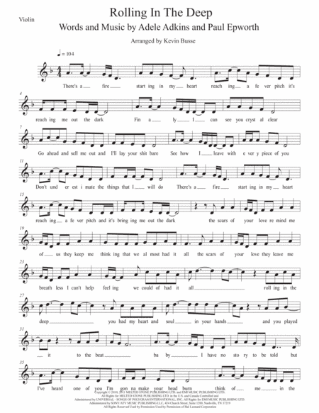 Rolling In The Deep (arr. Kevin Busse)