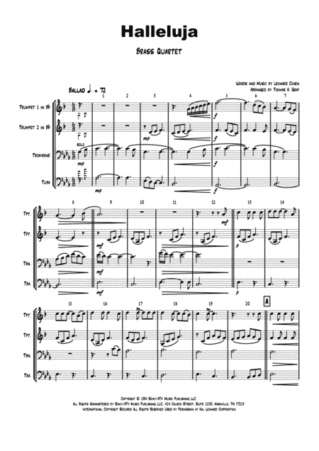 Hallelujah (arr. Thomas H. Graf)