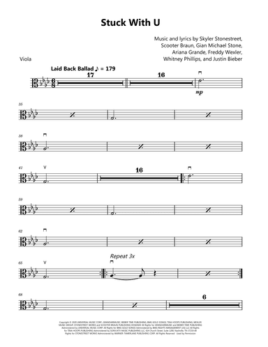 Stuck With U (arr. David Lartey)