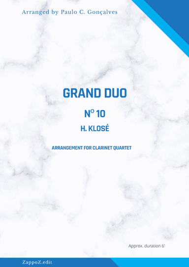 GRAND DUO Nº 10 - H. KLOSÉ (arr. Paulo C. Gonçalves)