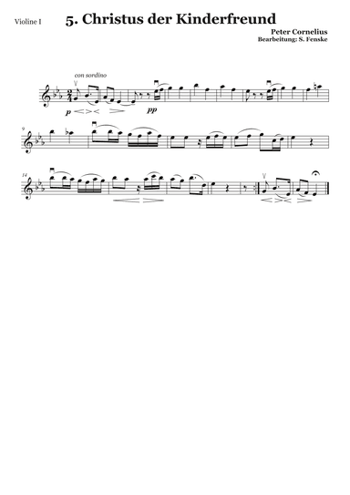 Christus der Kinderfreund (arr. Sabine Fenske)