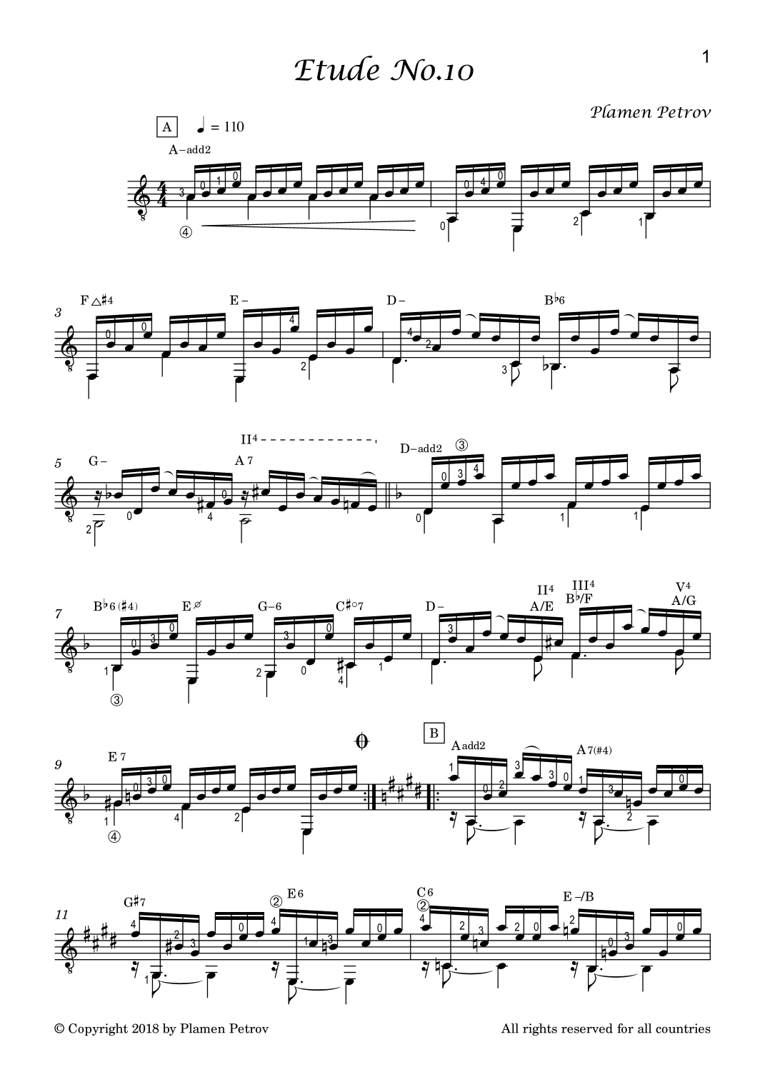 Etude No 10