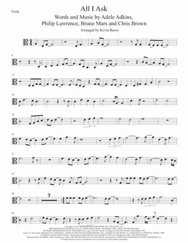 All I Ask (arr. Kevin Busse)