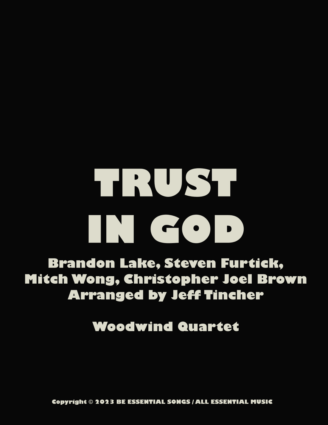Trust In God (arr. Jeff Tincher)