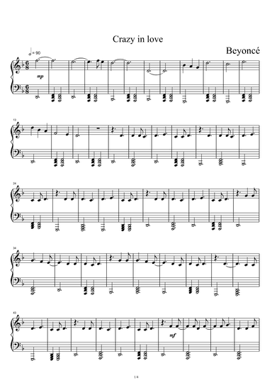 Crazy In Love (arr. Beyonce)