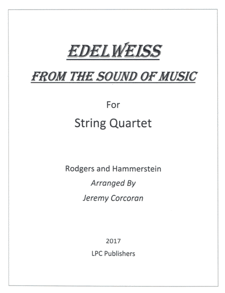 Edelweiss (arr. Jeremy Corcoran)