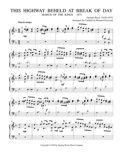 This Highway Beheld at Break of Day (MARCH OF THE KINGS) (arr. Richard Giszczak)