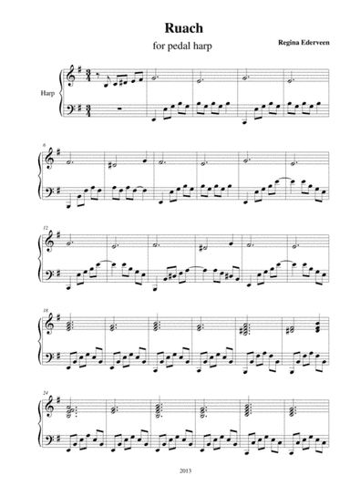 Ruach - pedal harp solo