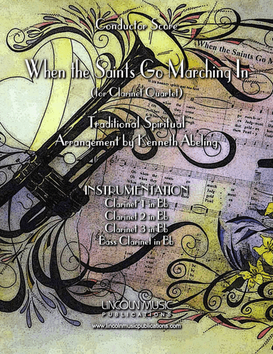 When the Saints Go Marching In (for Clarinet Quartet) (arr. Kenneth Abeling)