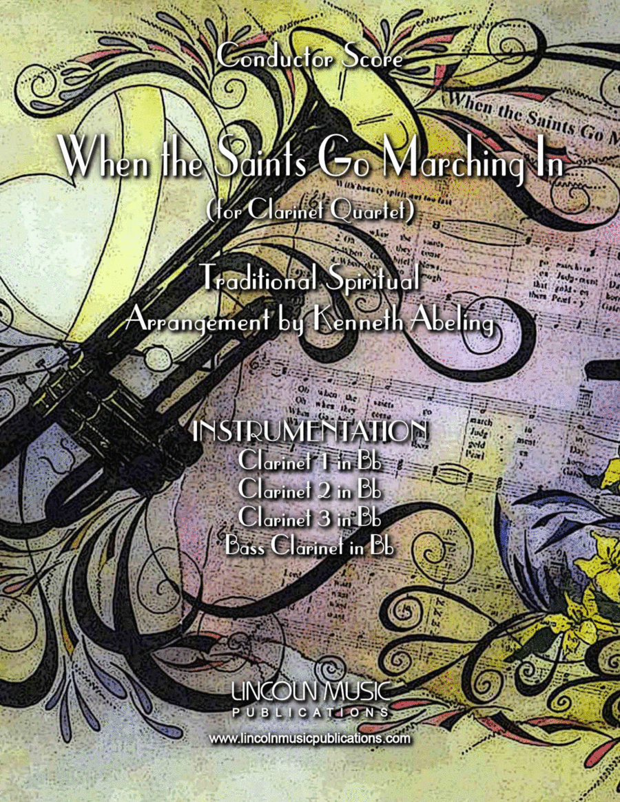 When the Saints Go Marching In (for Clarinet Quartet) (arr. Kenneth Abeling)