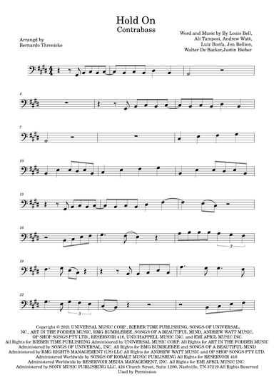 Hold On (arr. Bernardo Thronicke)