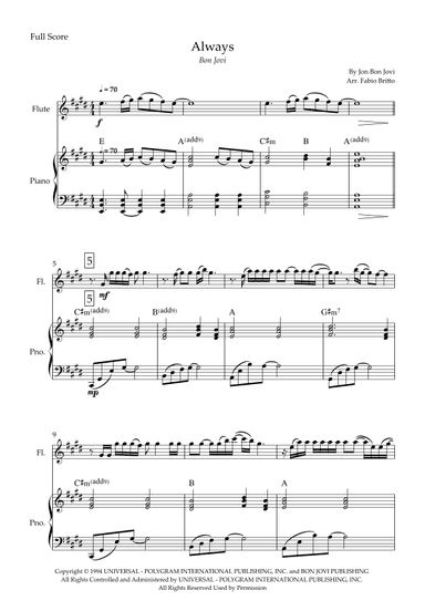 Always (arr. Fabio Britto)