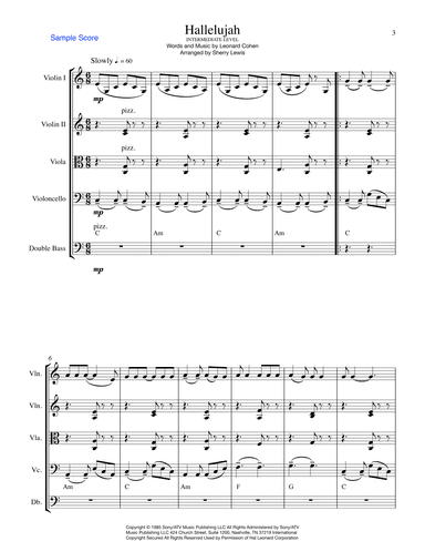 Hallelujah (arr. Sherry Lewis)