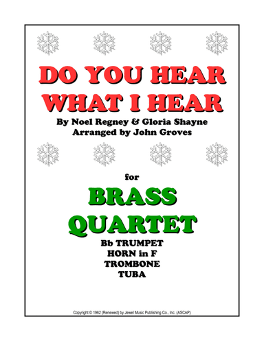 Do You Hear What I Hear (arr. John Groves)