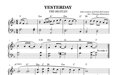 Yesterday (arr. Christian Bennedsen)