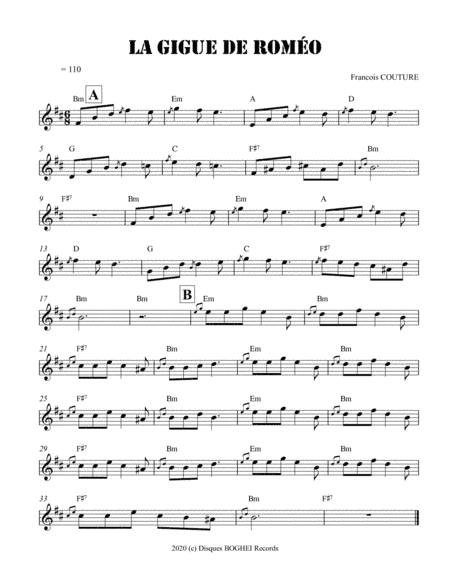 LA GIGUE DE ROMÉO