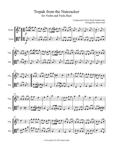 Trepak from the Nutcracker (arr. James Starr)