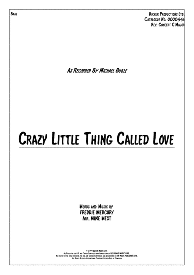Crazy Little Thing Called Love (arr. Mike West)