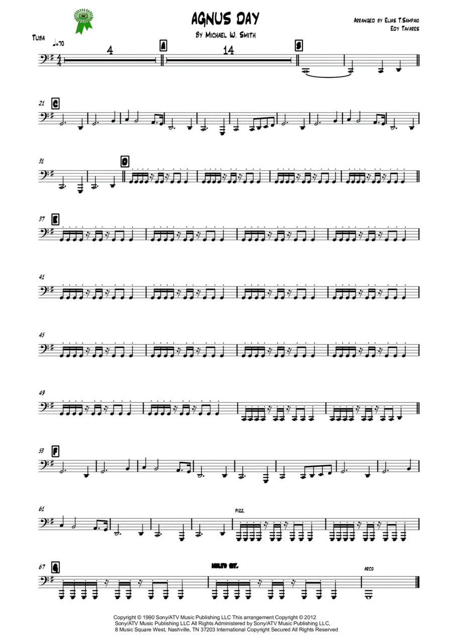Agnus Dei (arr. Elias T.Sampaio, Edy Tavares)