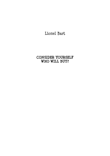 Consider Yourself (arr. Jope)