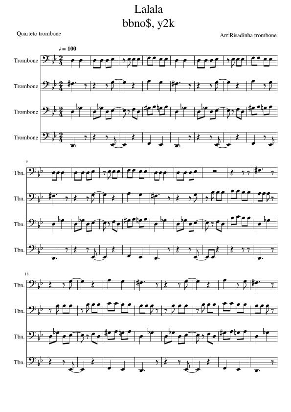Lalala (arr. Jenison da Silva)