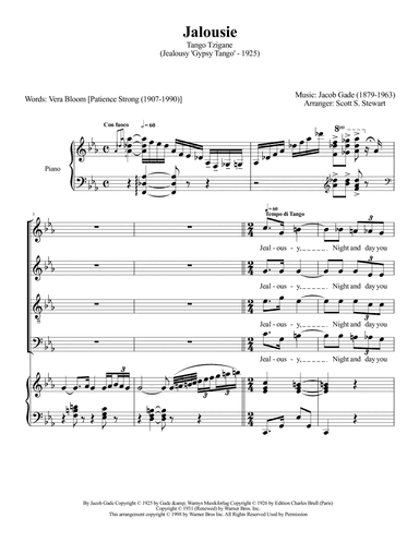 Jalousie (tango Tzigane) (arr. Scott S. Stewart)