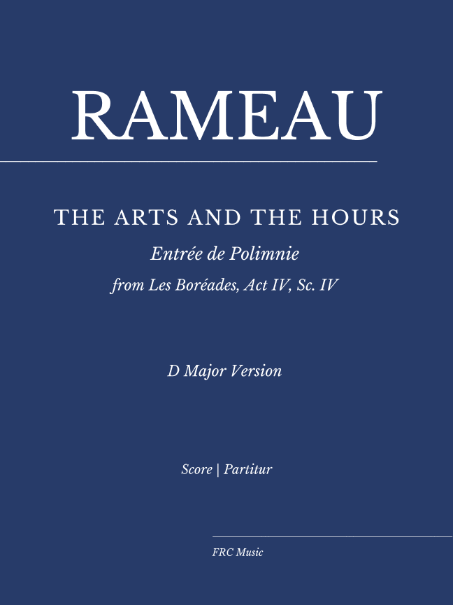 Rameau: Les Boreades "The Arts and the Hours" for Piano (arr. Flavio Regis Cunha)