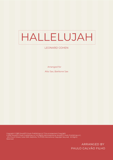 Hallelujah (arr. Paulo Galvao Filho)