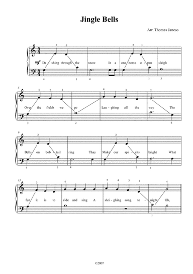 Jingle Bells (Very Easy) (arr. Thomas Jancso)